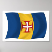 Madeira Flag Poster Print (Vorne)
