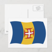 Madeira Flag Postkarte (Vorne/Hinten)