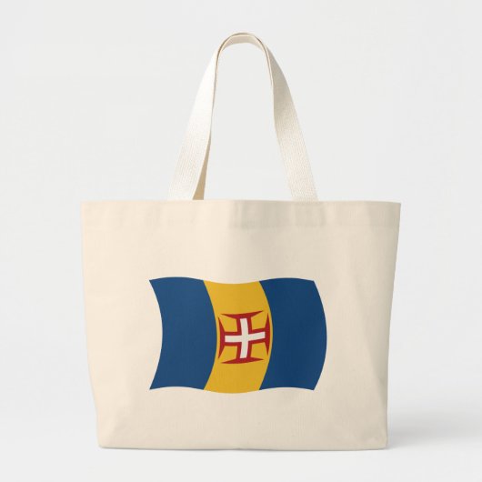 Madeira Flag Tote Bag Jumbo Stoffbeutel (Vorne)