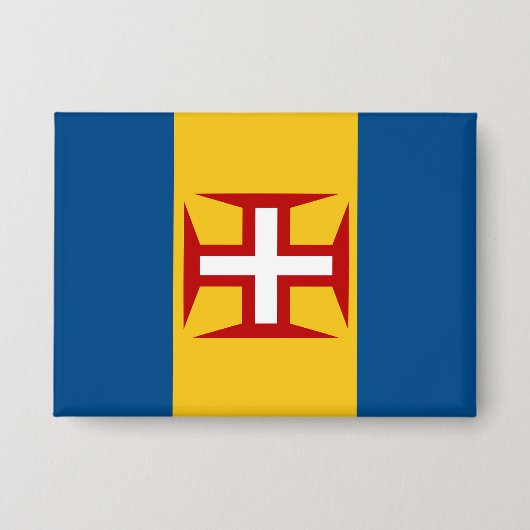 Madeira-Flagge Button (Vorderseite)