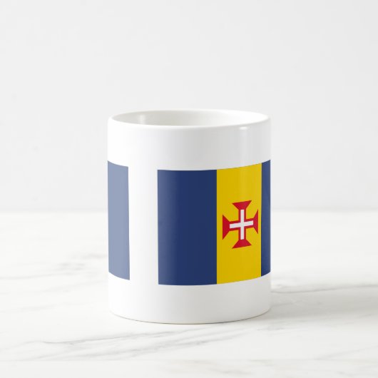 Madeira-Flagge Kaffeetasse (Mittel)