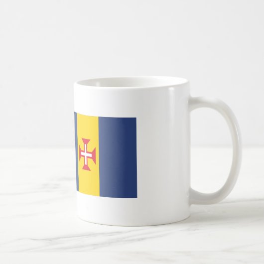 Madeira-Flagge Kaffeetasse (Rechts)