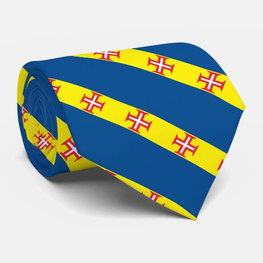 Madeira-Flagge Krawatte (Gerollt)