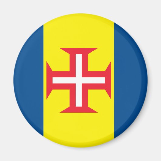 Madeira-Flagge Magnet (Vorne)