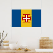 Madeira-Flagge Poster (Küche)