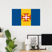 Madeira-Flagge Poster (Heimbüro)