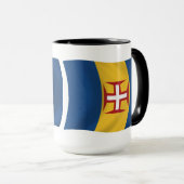 Madeira Flagge Tasse (VorderseiteRechts)