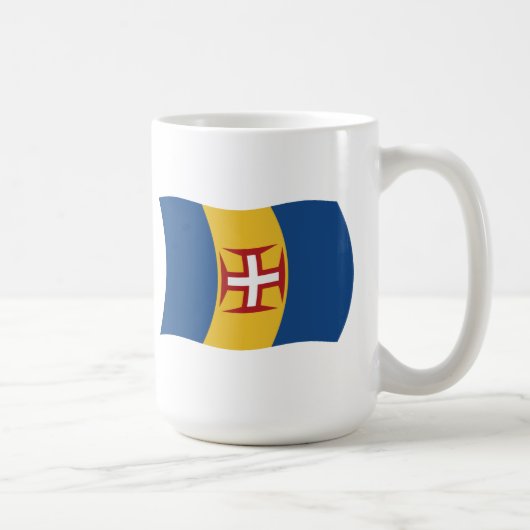 Madeira Flagge Tasse (Rechts)