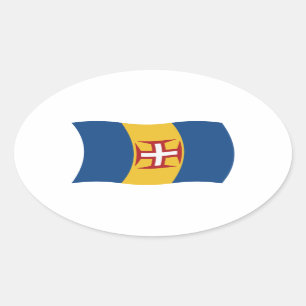 Madeira Flaggen Aufkleber