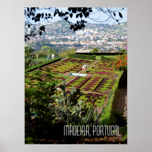 Madeira Funchal Botanischer Garten Portugal Poster