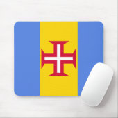 Madeira-Insel-Flagge Mousepad (Mit Mouse)