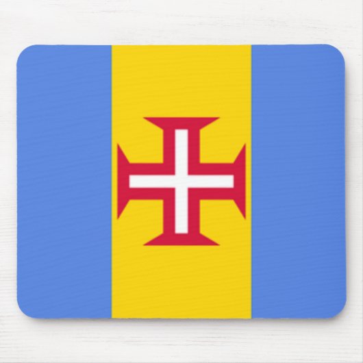 Madeira-Insel-Flagge Mousepad (Vorne)