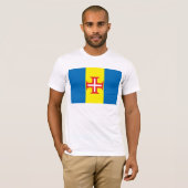 Madeira-Insel-Flaggen-T - Shirt (Vorne ganz)