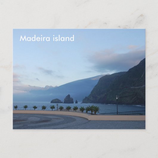 Madeira-Insel Postkarte (Vorderseite)