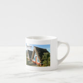 Madeira Island Foto mit typischen Häusern, Portuga Espressotasse (Rechts)