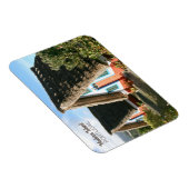 Madeira Island Foto mit typischen Häusern, Portuga Magnet (Rechte Seite)