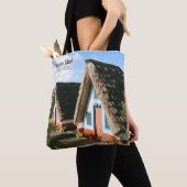 Madeira Island Foto mit typischen Häusern, Portuga Tasche (Von Nahem)