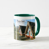 Madeira Island Foto mit typischen Häusern, Portuga Tasse (VorderseiteRechts)