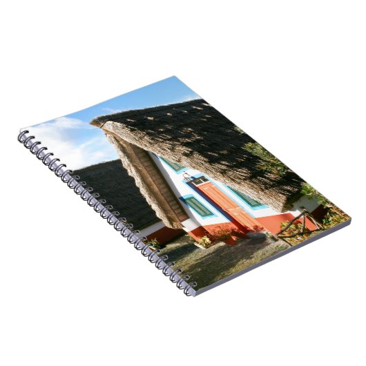 Madeira Island Foto mit typischen Häusern von Sant Notizblock (Rechte Seite)