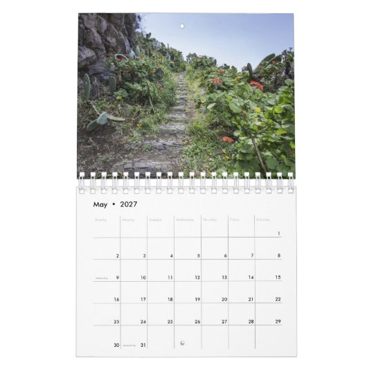 Madeira island kalender (Mai 2027)