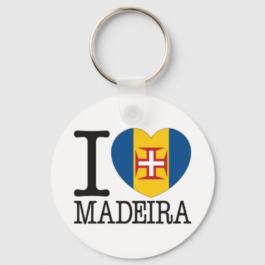 Madeira Liebe v2 Schlüsselanhänger (Vorderseite)