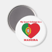 Madeira Magnet (Vorderseite/Rückseite)