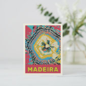 Madeira Passion Blume Illustration Portugal Postkarte (Stehend Vorderseite)
