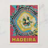 Madeira Passion Blume Illustration Portugal Postkarte (Vorderseite)