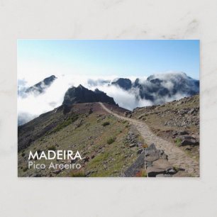MADEIRA, Pico Areeiro Postkarte