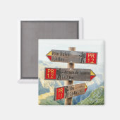 Madeira Pico Ruivo Wanderweg Schilder Wandern Magnet (Vorderseite/Rückseite)