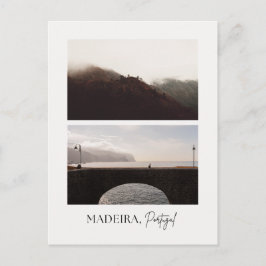 Madeira, Portugal aesthetic travel Postkarte