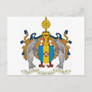 Madeira (Portugal) Coat of Arms Postkarte