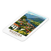 Madeira Portugal Insel Reisen Art Vintag Magnet (Linke Seite)