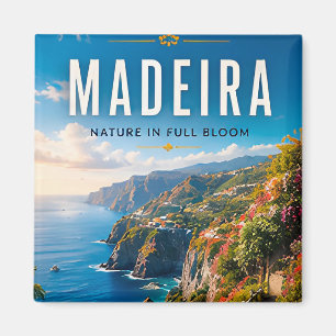 🌸 Madeira Portugal Küstenklippe Wohndekoration 🌊 Magnet