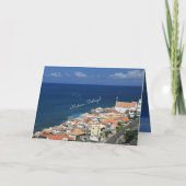 Madeira, Portugal Landschaft Karte (Rückseite)