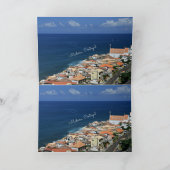 Madeira, Portugal Landschaft Karte (Innenseite)