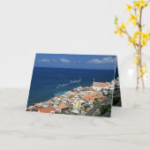 Madeira, Portugal Landschaft Karte (Gelbe Blume)