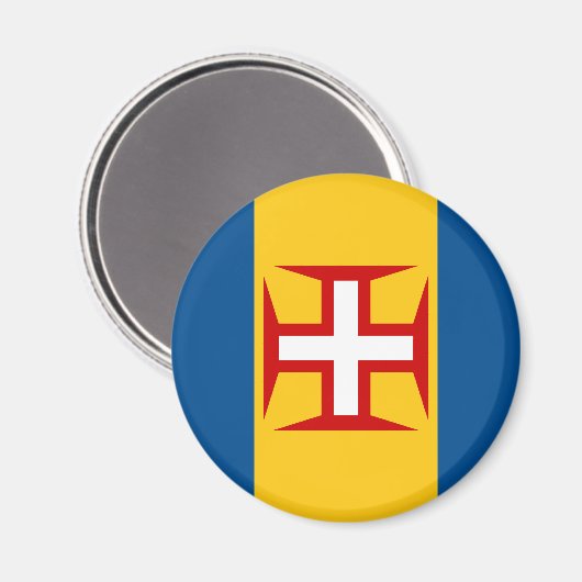 Madeira, Portugal Magnet (Vorderseite/Rückseite)