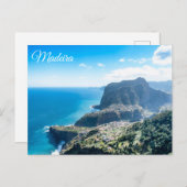 Madeira, Portugal Postkarte (Vorne/Hinten)