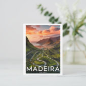 Madeira Portugal Postkarte (Stehend Vorderseite)