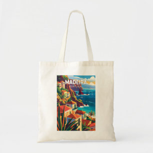 Madeira Portugal Reise Kunst Vintage Tragetasche