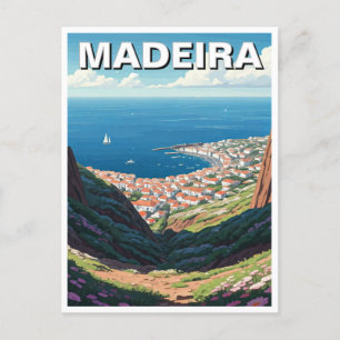 Madeira Portugal Reisen Postkarte