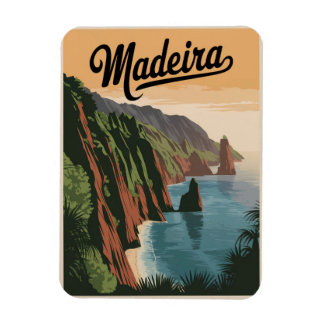 Madeira Portugal Vintag Magnet