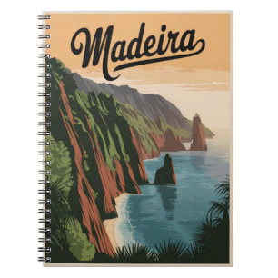 Madeira Portugal Vintage Notizblock