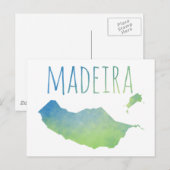 Madeira Postkarte (Vorne/Hinten)