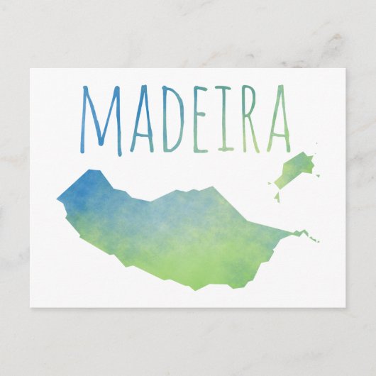 Madeira Postkarte (Vorderseite)