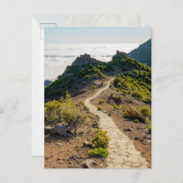 Madeira PR 1.2 hike to Pico Ruivo Postkarte