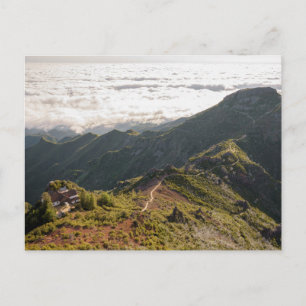 Madeira PR 1.2 Pico Ruivo Bergblick Ansichtskarte Postkarte