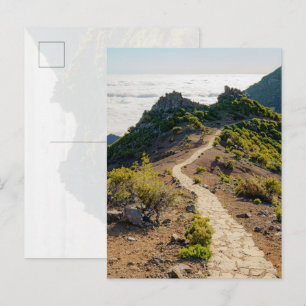 Madeira PR 1.2 Wanderung zum Pico Ruivo Postkarte