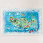 Madeira Reiseplan Puzzle (Horizontal)